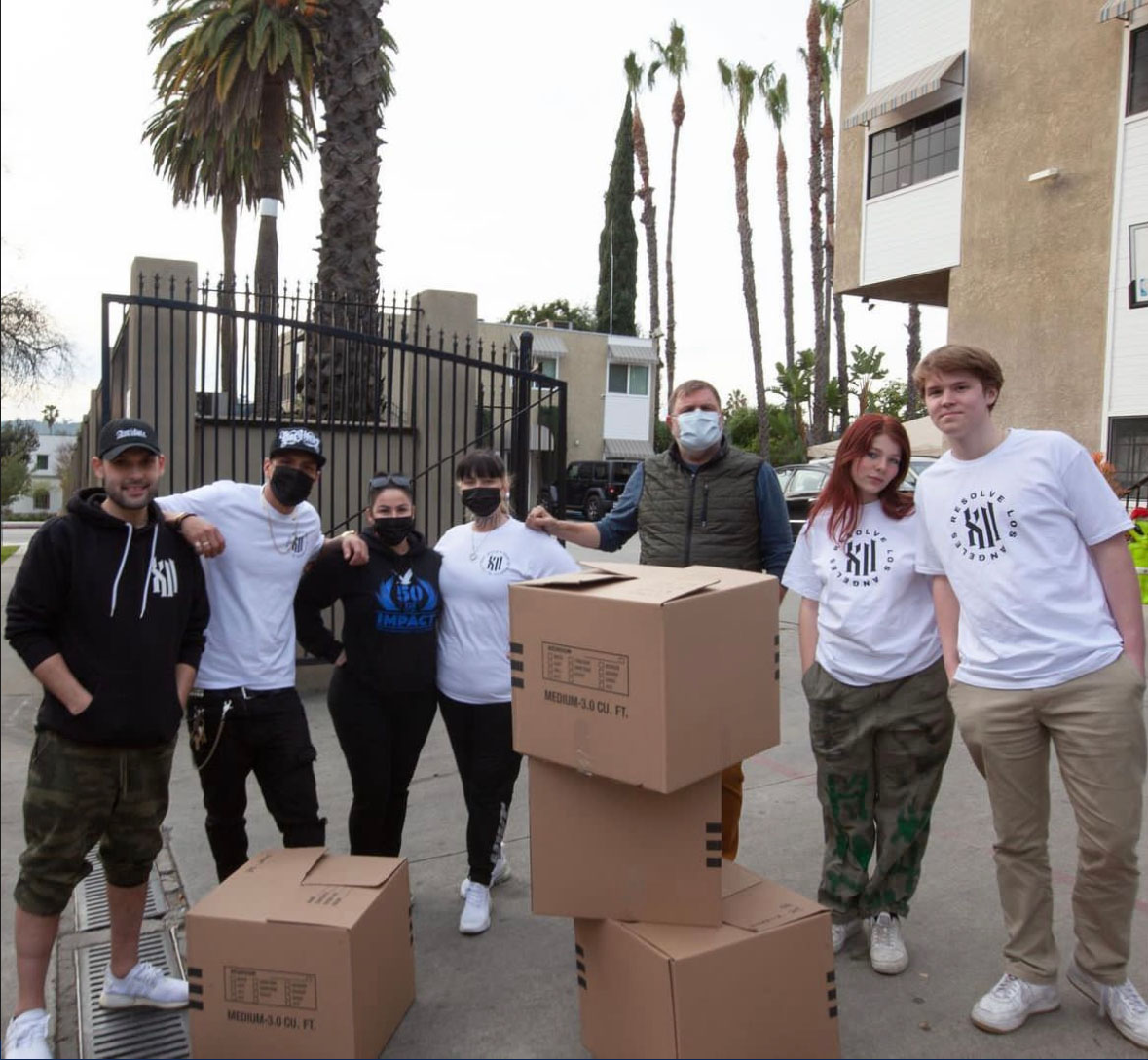 Resolve LA team donating 150 t-shirts to recovery center